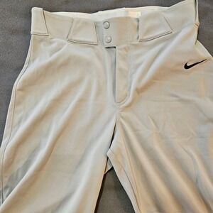 Nike Team Engineered Baseball Softball Pants Light Gray Men's Size Large